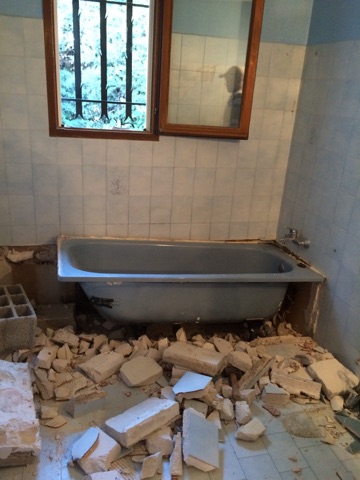 renovation vieille salle de bain dans les bouches du rhone
