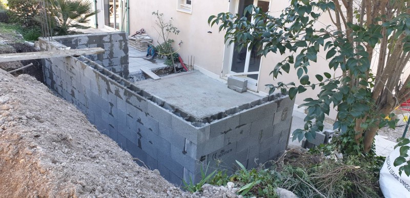 maçonnerie pour extension maison pres de aix en provence 13100